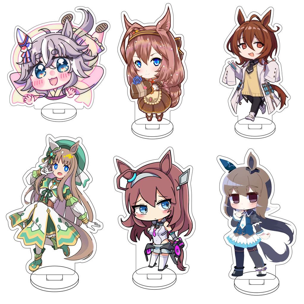 Figma Stand Set - ฟิกเกอร์อะคริลิค 10 ซม. อนิเมะ Uma Musume: