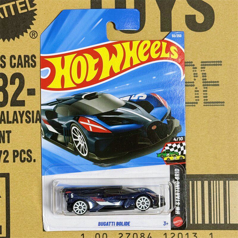 Mattel Toy Hot Wheels - รถฮอทวีลส์ของเล่นสำหรับเด็กผู้ชาย 2026B ชุดรถเข็น HOTWHEELS รถสปอร์ตบูกัตติของขวัญวันหยุดสำหรับเด็ก