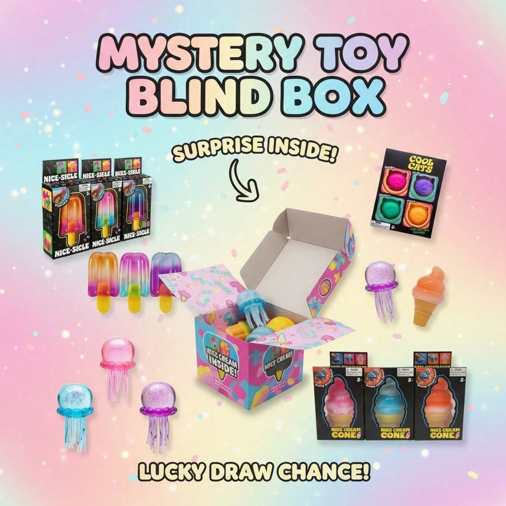 กล่องสุ่มของเล่นบีบสัมผัส 100+ - Mystery Box Blind Bag บทวิจารณ์และราคา