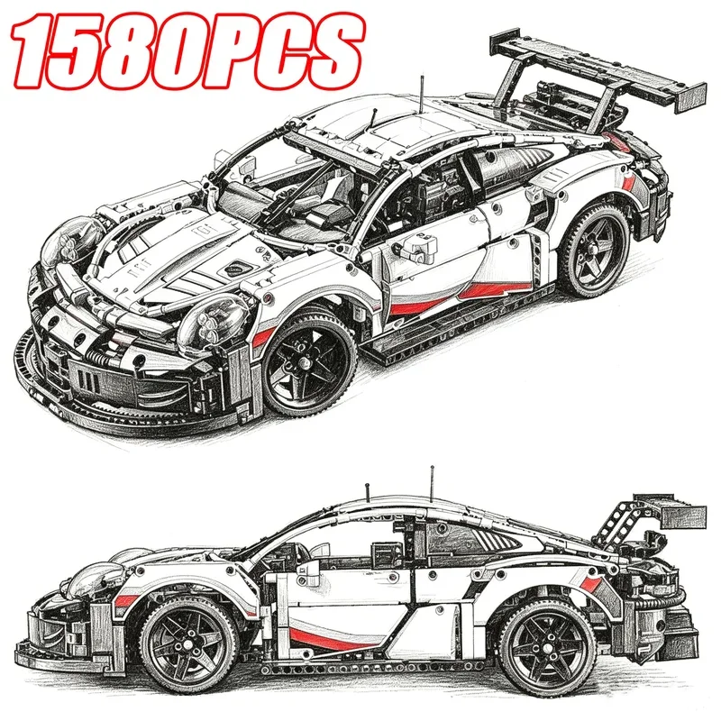 ชุดบล็อกประกอบรถแข่ง RSR ขนาด  - Lego Set Technic บทวิจารณ์และราคา