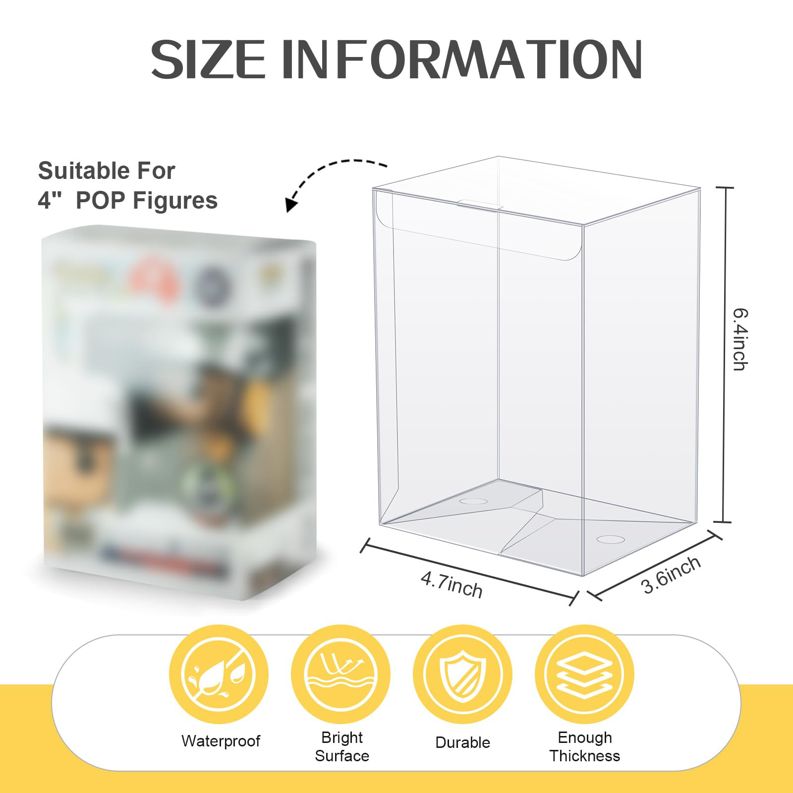 กล่องโชว์ใสสำหรับฟิกเกอร์ Funk - Funko Pop Protector บทวิจารณ์และราคา