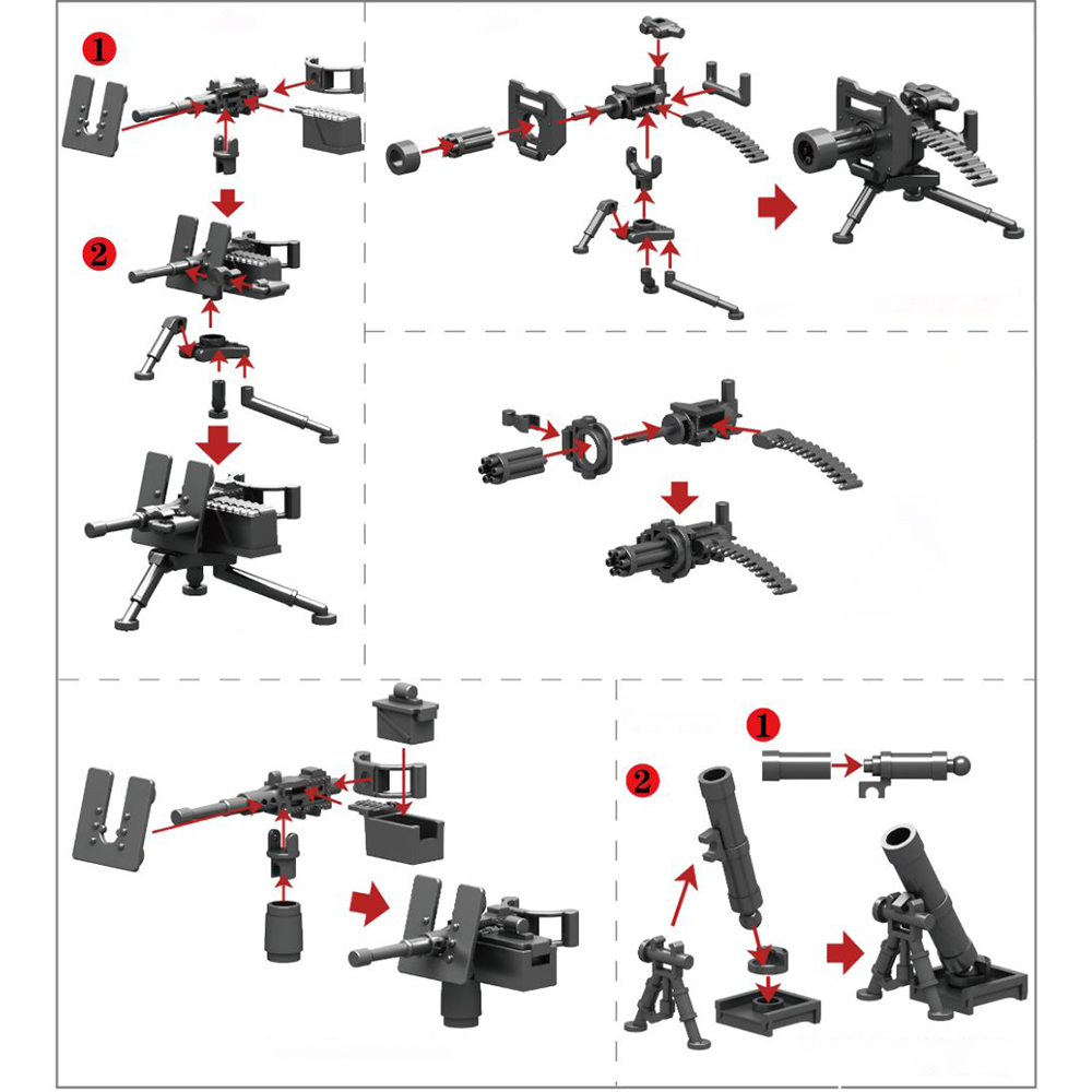 ตัวต่อของเล่นทหาร ตำรวจ หน่วย  - Lego Minifigure Holder บทวิจารณ์และราคา